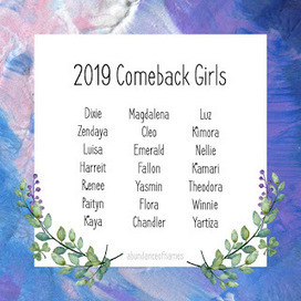 Ren's Baby Name Blog: 2019 Comeback Kids | Name News | Scoop.it