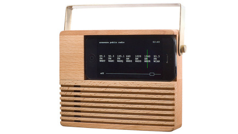 A Retro Dock For the Public Radio Lover's Smartphone | Art, Design & Technology | Scoop.it