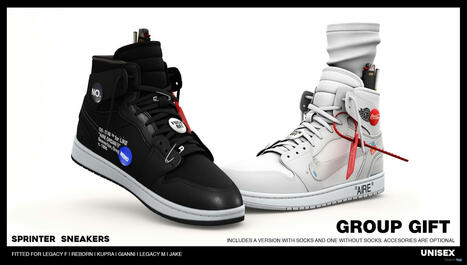 Sprinter Sneakers Unisex September 2025 Group Gift by CATARSIS | Teleport Hub - Second Life Freebies | Second Life Freebies | Scoop.it