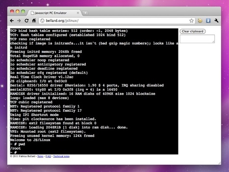 Run Linux in your browser | Useless Web | Scoop.it