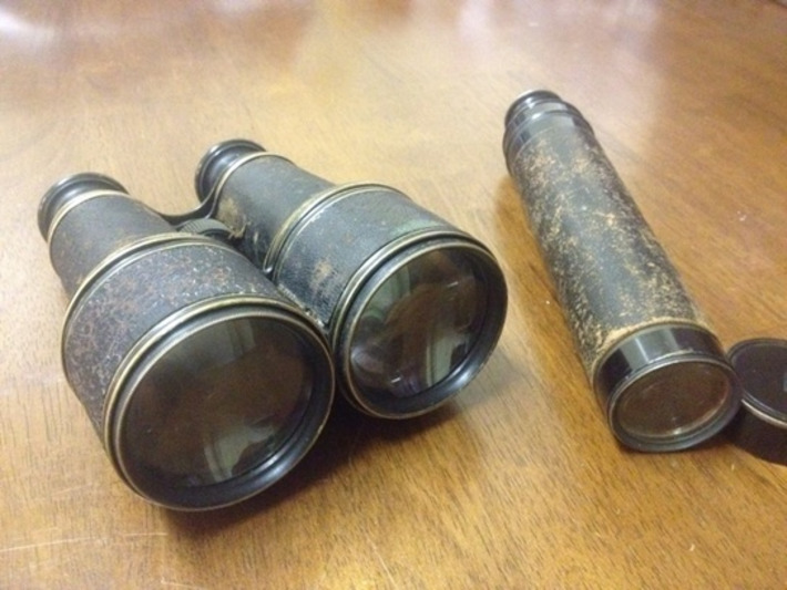 Ultra Rare Lemaire Fabt Paris Binoculars And Spyglass Telescope Brass With Leather French antique | Antiques & Vintage Collectibles | Scoop.it