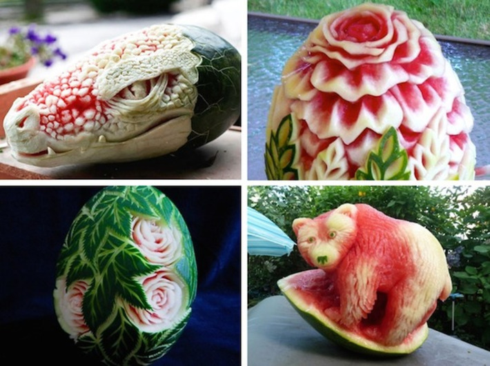 21 Watermelon Sculptures That Are Too Skillfully Crafted to Eat | Machinimania | Scoop.it