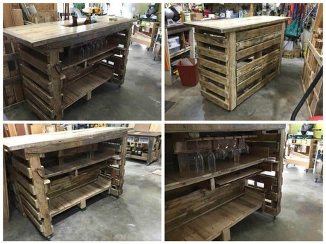 Pallet Bar with Built in Insulated Ice Box | 1001 Pallets ideas ! | Scoop.it