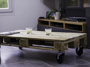 Table basse industrielle en bois #palettes | Best of coin des bricoleurs | Scoop.it