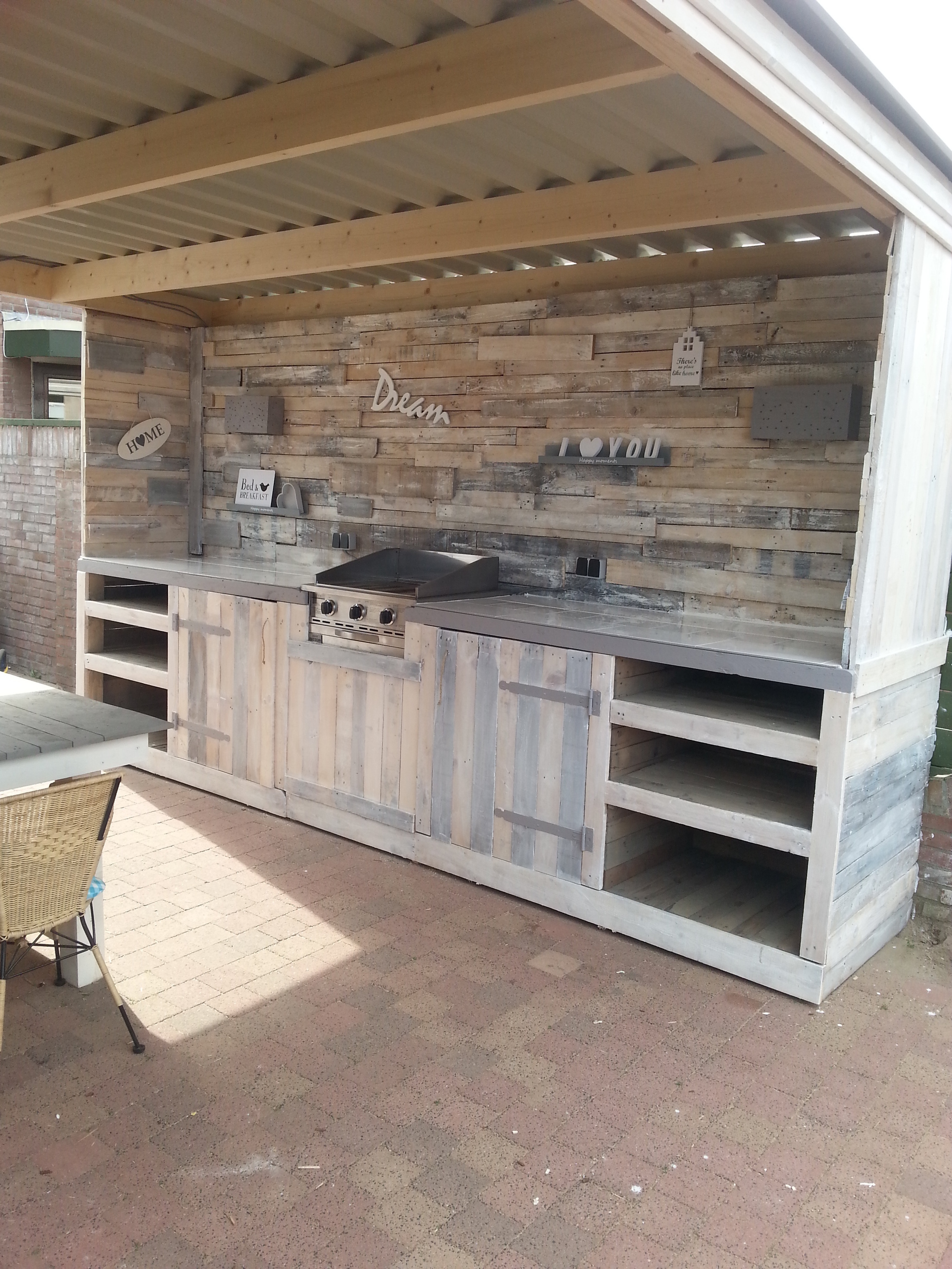 Pallet outdoor kitchen 1001 Pallets ideas