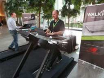 Calgary company develops treadmill desk for busy execs | Business Report - Making A Difference | Scoop.it