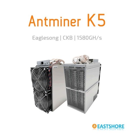 AntMiner K5 ~ 1130GH/s @ 1580w Eaglesong Miner for CKB Mining | EastShore Mining Devices | antminerk | Scoop.it