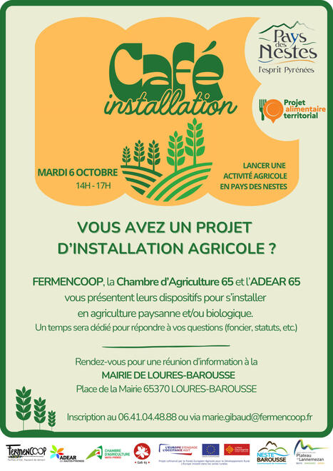 Lancer une activit&eacute; agricole en Pays des Nestes le 6 octobre &agrave; Loures-Barousse | Vall&eacute;es d'Aure & Louron - Pyr&eacute;n&eacute;es | Scoop.it