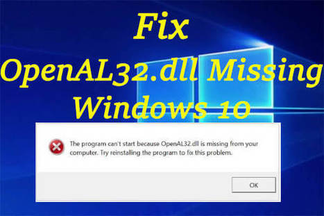 Top 8 Methods To Fix Openal32 Dll Missing Error - roblox missing.wmv