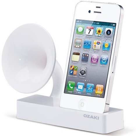 Ozaki iSuppli Gramo iPhone Charger Speaker is cute and retro | ON-ZeGreen | Scoop.it