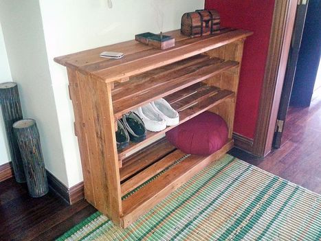 Pallet shoe rack | 1001 Pallets ideas ! | Scoop.it