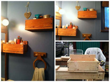 Bathroom Pallet Shelves | 1001 Pallets ideas ! | Scoop.it