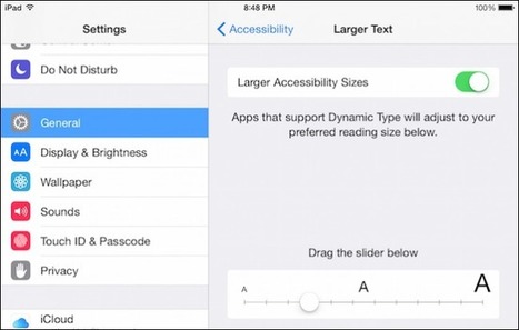 How to Make Text Larger and More Readable on iPhone or iPad | iGeneration - 21st Century Education (Pedagogy & Digital Innovation) | Scoop.it