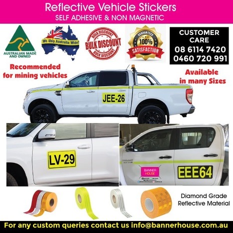 Vehicle Reflective Tape/Strip (Self Adhesive & Non-magnetic)&nbsp; | Creative Signage & Innovative Printing Trends | Scoop.it