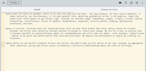 Typely, una herramienta gratuita para escribir mejor en inglés | TIC & Educación | Scoop.it