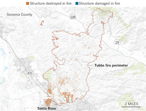 Mapping the devastation from California's most destructive wildfire | Coastal Restoration | Scoop.it
