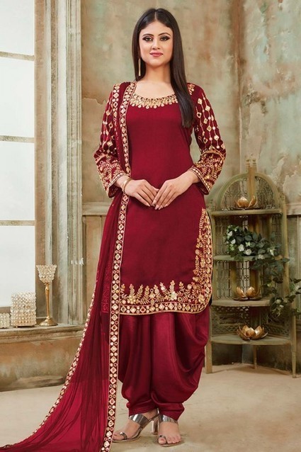 party wear anarkali churidar