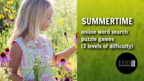 The Big Summer Word Search | English Word Power | Scoop.it