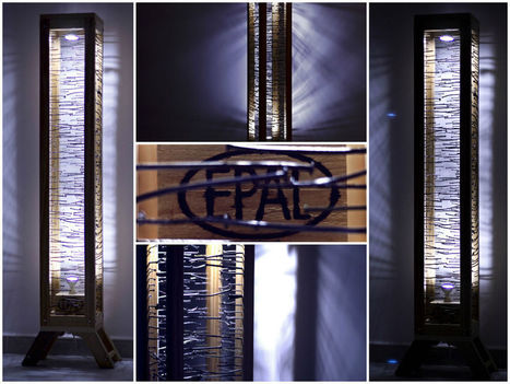 Lámpara de pie "EPAL" / “EPAL” floor lamp | 1001 Recycling Ideas ! | Scoop.it