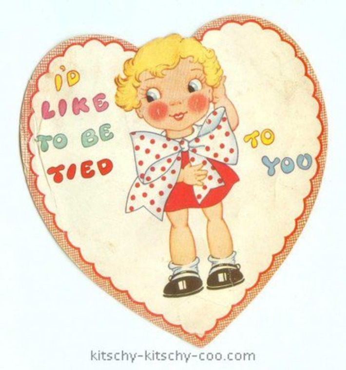 Antique “I’d Like To Be Tied To You” Valentine | Antiques & Vintage Collectibles | Scoop.it