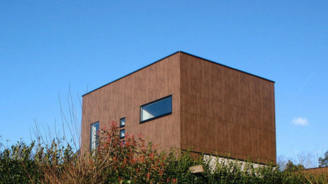 [inspiration] Construction d'une maison en "cube" ossature bois | Immobilier | Scoop.it