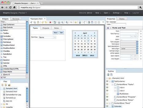 Maqetta : Visual authoring of HTML5 user interfaces - in the browser! | Dev Breakthroughs | Scoop.it