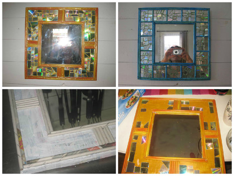 Mirrors Made Out Of Recycled CD And Rolled Paper | 1001 Recycling Ideas ! | Scoop.it