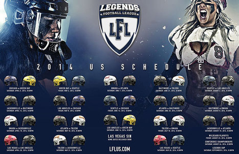 LFL USA RELEASES 2014 SCHEDULE | LFL - Lingerie Football League | Scoop.it
