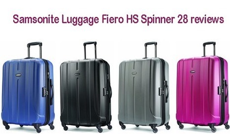 samsonite luggage fiero hs spinner 28