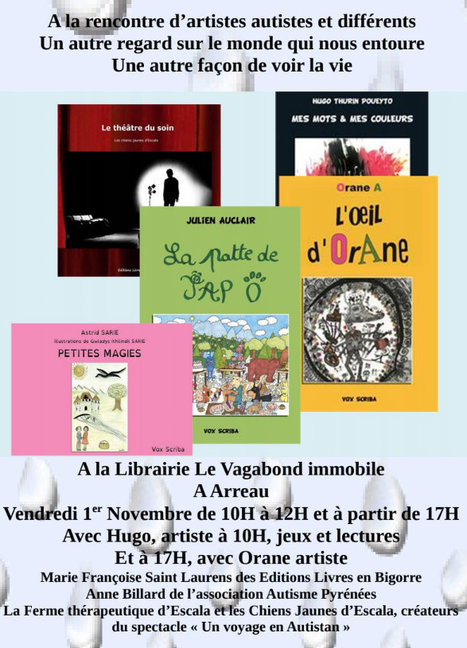 A la rencontre d'artistes différents à Arreau le 1er novembre | Vallées d'Aure & Louron - Pyrénées | Scoop.it