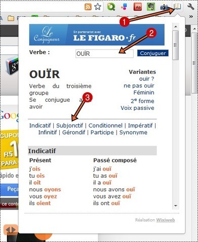 Une extension chrome pour conjuguer les verbes français | POURQUOI PAS... EN FRANÇAIS ? | Scoop.it