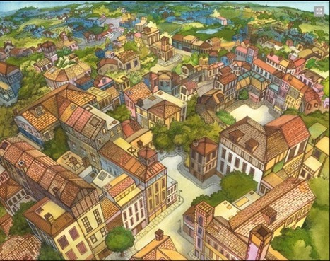 Illustrated Maps by Abi Daker | Geography classroom | Scoop.it