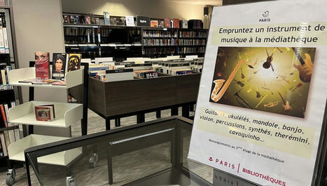 Dans les bibliothèques, le prêt d’instruments de musique favorise la pratique amateur | Veille professionnelle | Scoop.it