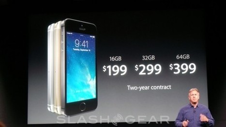 iPhone 5S available September 20th.. priced to replace iPhone 5 | Mobile Technology | Scoop.it