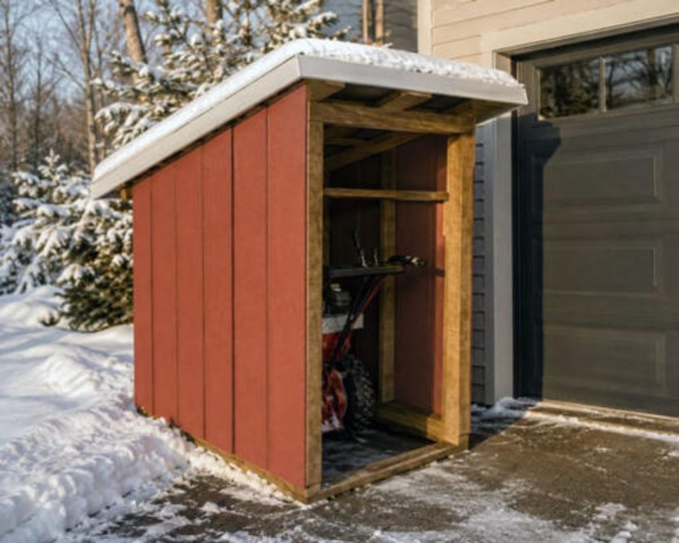 DIY Snow Blower Shed Plans | Garden Plans | Scoop.it