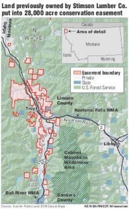 Stimson sells 28K acres in Kootenai River valley into conservation easement | Timberland Investment | Scoop.it