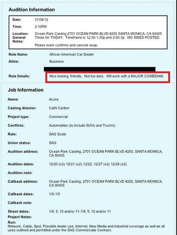 Casting Call Requests African American Actor Who Isn&rsquo;t &ldquo;Too Dark&rdquo; &raquo; Sociological Images | Colorful Prism Of Racism | Scoop.it