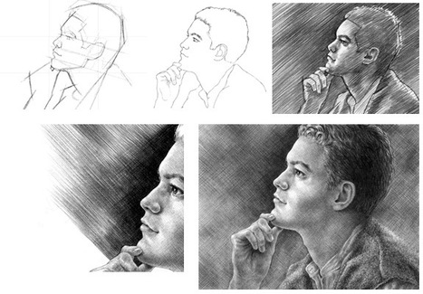 Profile Portrait Drawing Tutorial | Drawing and Painting Tutorials | Scoop.it