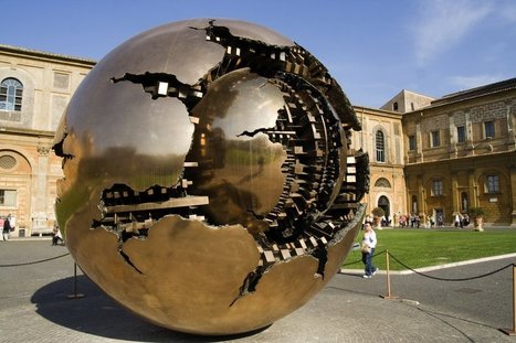 "Sphere" by Arnaldo Pomodoro | Art Installations, Sculpture, Contemporary Art | Scoop.it