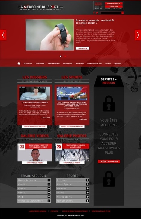 Menarini lance un site web dédié à la médecine du sport | UseNum - Sport | Scoop.it