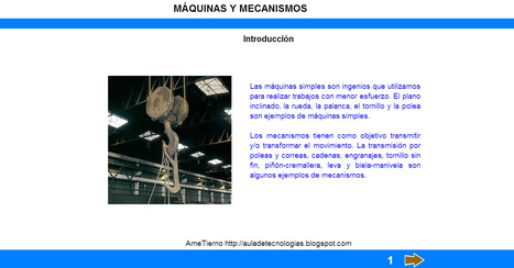 MÁQUINAS Y MECANISMOS | tecno4 | Scoop.it