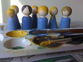 we bloom here: Wooden Peg People Tutorial: part 1 | Craft Activities for Kids | Scoop.it