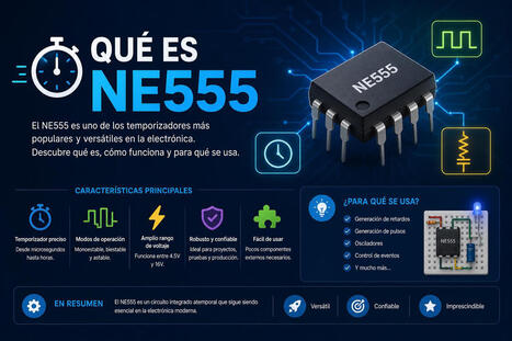 NE555 explicado: Funcionamiento, modos y usos del timer 555 | tecno4 | Scoop.it