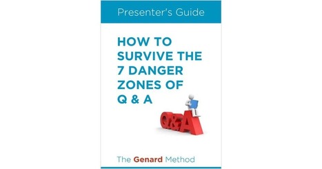 How to Survive the 7 Danger Zones of Q & A Free eGuide from Gary Genard  | iGeneration - 21st Century Education (Pedagogy & Digital Innovation) | Scoop.it