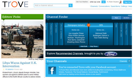 The Washington Post Launches Trove, A Personalized Social News Site | Social Media Content Curation | Scoop.it