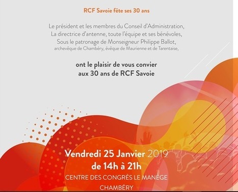 RCF Savoie : "Invitation aux 30 ans de RCF Savoie «Redonner une âme à l'Europe» | Ce monde à inventer ! | Scoop.it