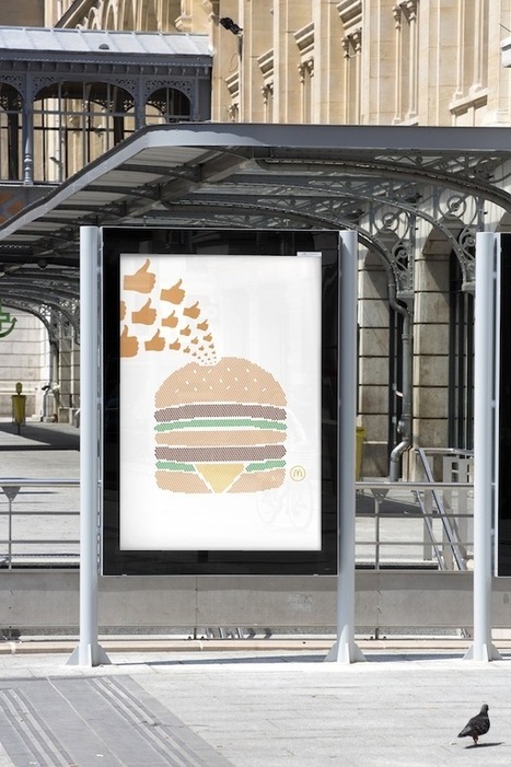 A manera de puntillismo, McDonald's Francia reveló nuevos carteles para sus anuncios en la calles en las que emplea Emojis para recrear los productos de a cadena de comida rápida. | Programación Web desde cero | Scoop.it