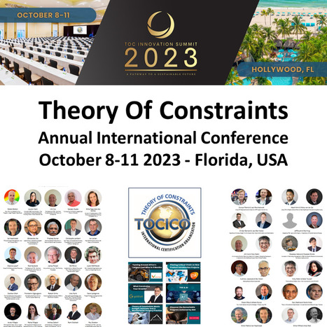 Conférence Internationale Annuelle de la Théorie des Contraintes y compris la Chaîne Critique, octobre 2023, Floride, US | Chaîne Critique | Scoop.it