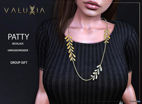 Patty Necklace October 2021 Group Gift by VALUXIA | Teleport Hub - Second Life Freebies | Second Life Freebies | Scoop.it
