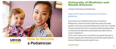 How To Become A Pediatrician Google Business NY | Medical School | Scoop.it